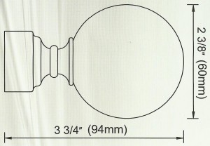 Ball Finial Diagram