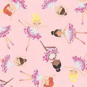 Tossed Ballerinas in Pink Tutus CM1219 - Blush