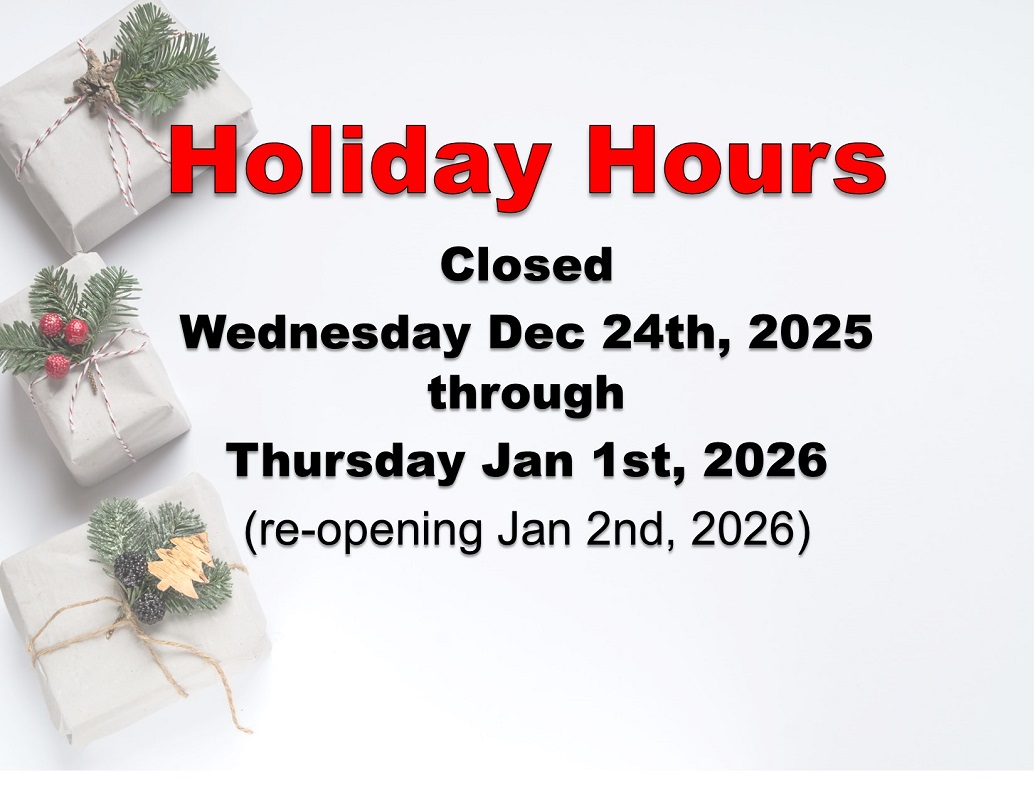 Holiday Hours Website
