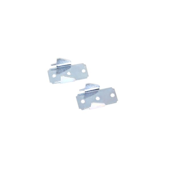 Lock Seam Curtain Rod Double Bracket 4809 - Zinc