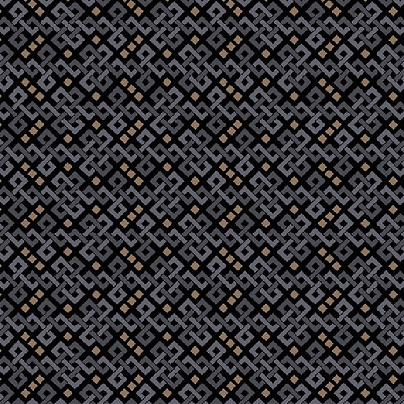 Mazed Texture 16569 - 11 Black Grey