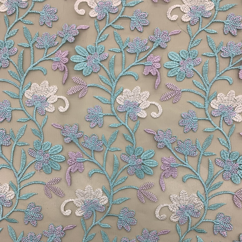 Summer Floral Lace Tulle