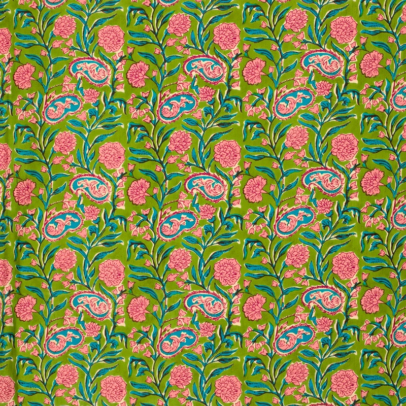 Cotton Voile Print 23364 - 023 Lime Green