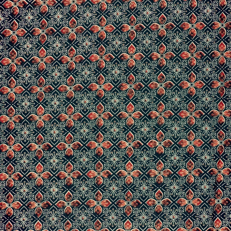 Cotton Voile Print Flowers 23370 - 006 Indigo