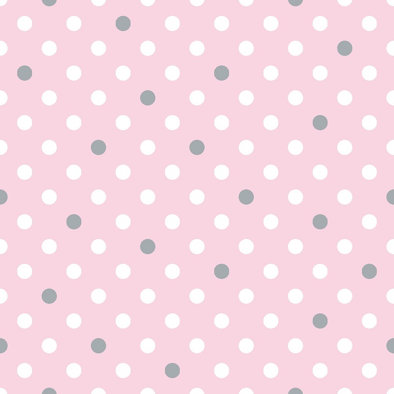 Mia Dot Flannelette 12439 - Pink Grey