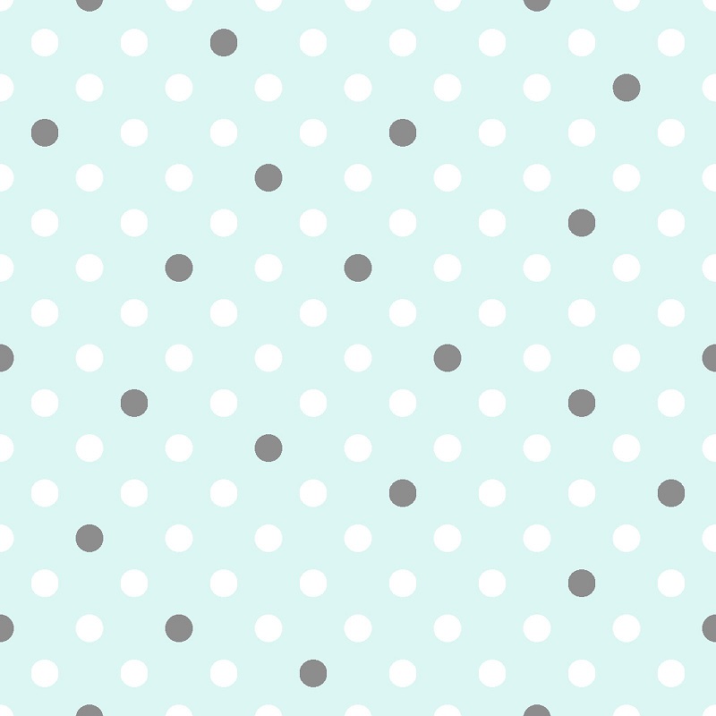 Miko Dot Flannelette 12439 - Light Turquoise