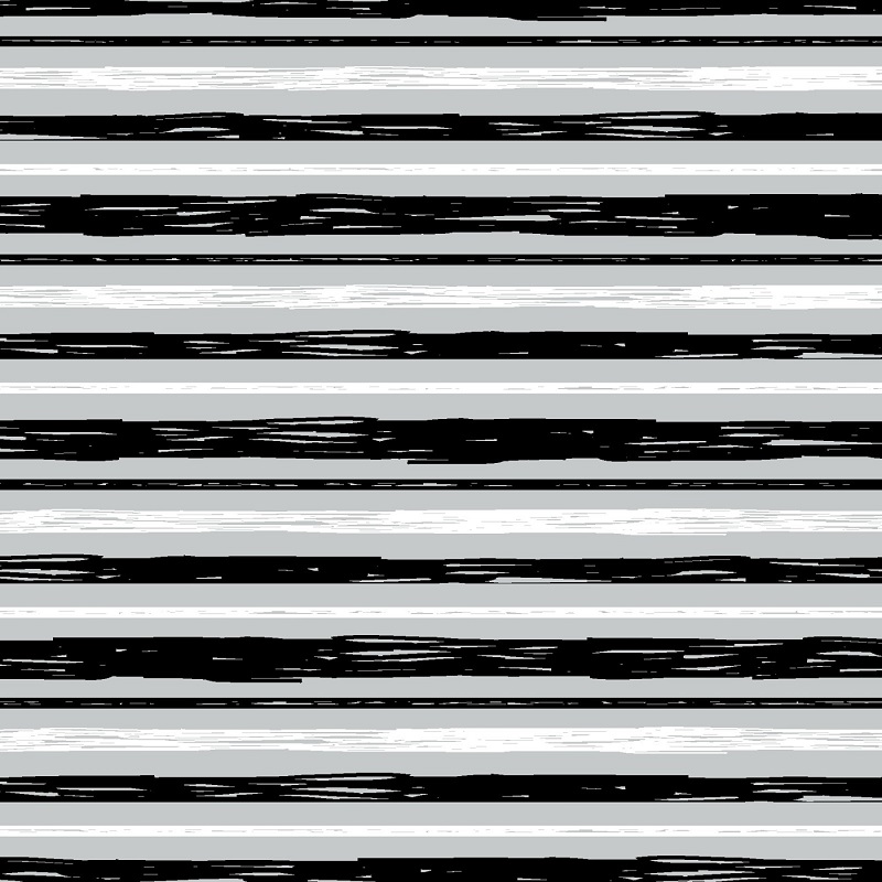 Stripes Flannelette 15797 - Black Grey