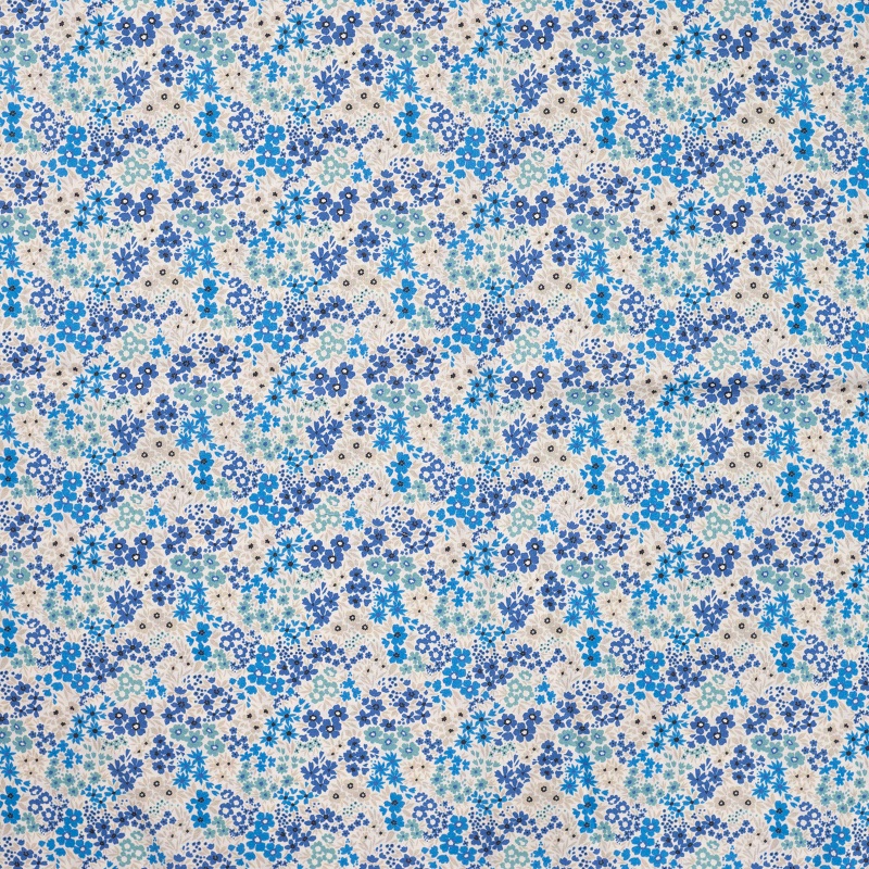 Smallest Flowers Cotton Voile 61032 - 960 Denim