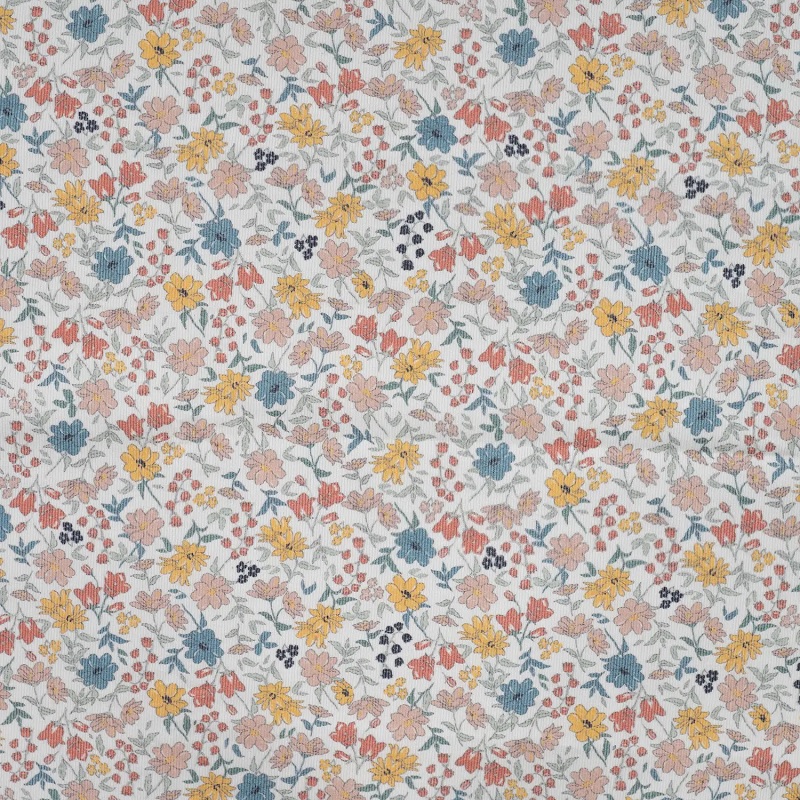 Cotton Corduroy Print 27508 - 10 Ecru