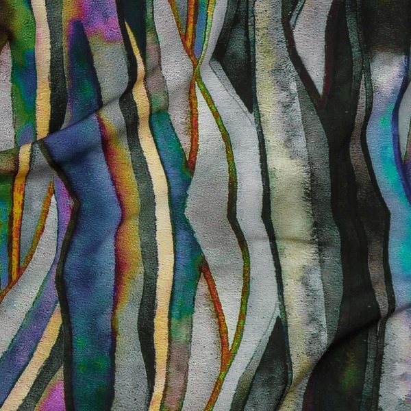 Digital Picasso Poplin Print 46152 - 01 Grey