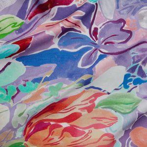 Digital Taylor Twill Print 46041 - 01 Lilac Multi