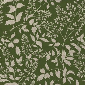 Linen Look Leaves 1934 - 025 Green