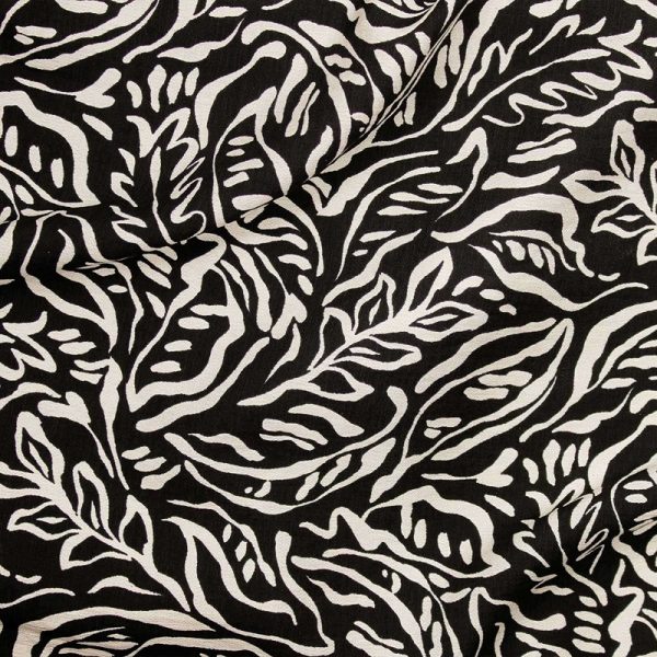 Santa Barbara Print 46121 - 01 Black Ivory
