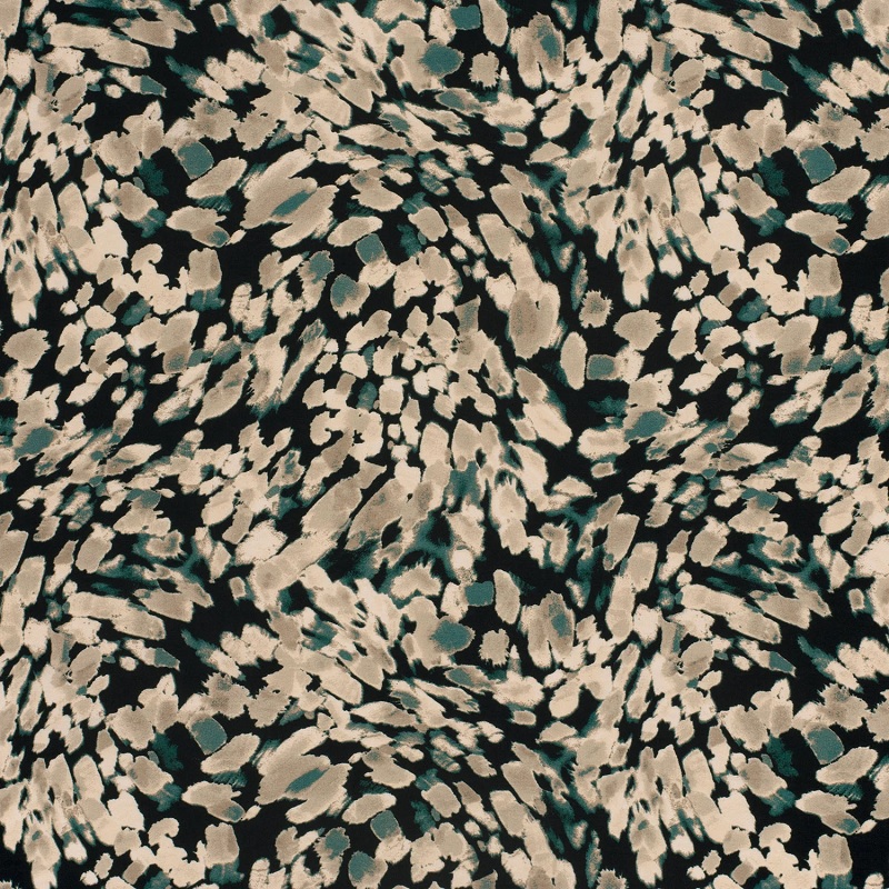Viscose Nylon Crepe Print 24101 - 025 Green