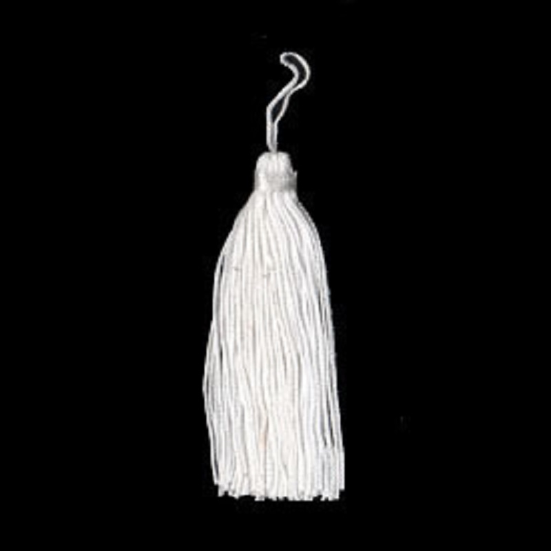 Small Tassel 14186 - White