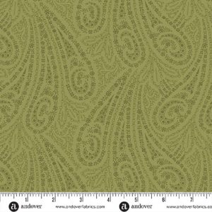 Grand Paisley A-5866-G - Moss