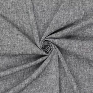 Linen Cotton Plain 90029 - 999 Black