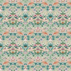 Mini Strawberry Thief PWWM002 - Mineral