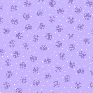 Comfy Flannel Squiggles 0019 - 55 Purple