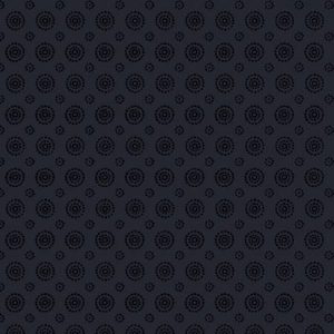 Concentric Circles 39124 - 999 Black on Black