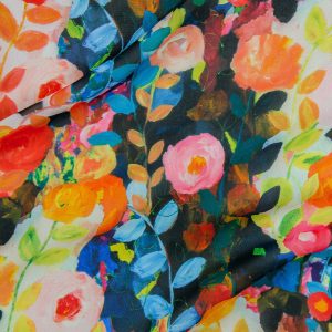Digital Chiffon Print 46083 - 02 Yellow Multi