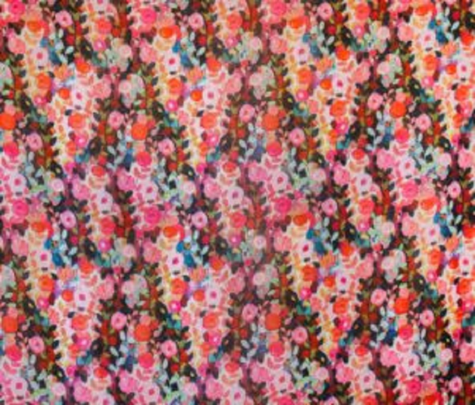 Digital Chiffon Print 46083 - 02 Yellow Multi - Image 2