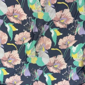 Digital Chiffon Print 47140 - 02 Navy