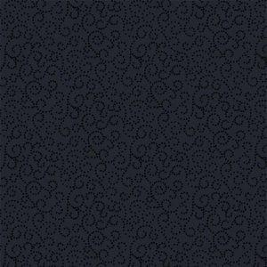 Dotted Scroll 39127 - 999 Black on Black