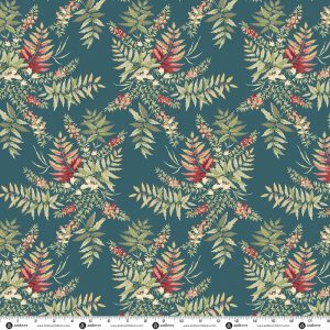 Blue Willow Fern A-10541 - B Velvet